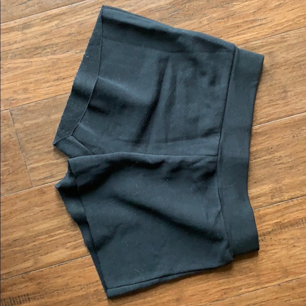 Black dance shorts